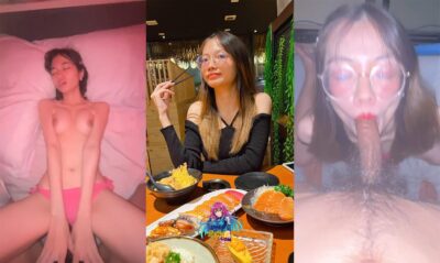 คลิปหลุดสาวแว่น นัดเย็ด แฟนหนุ่ม ทั้งอมควย เลียหี กดควยเข้าจิ๋ม มิดด้าม ใส่กางเกงในสีชมพู กดยับมิดด้าม